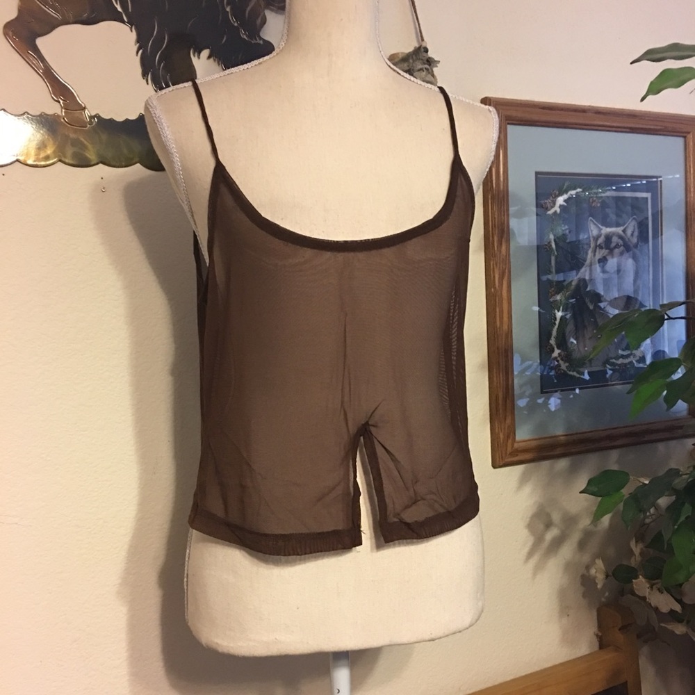 Venus swimwear mesh cover up tank top P/S